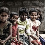 Local kids at the slum.