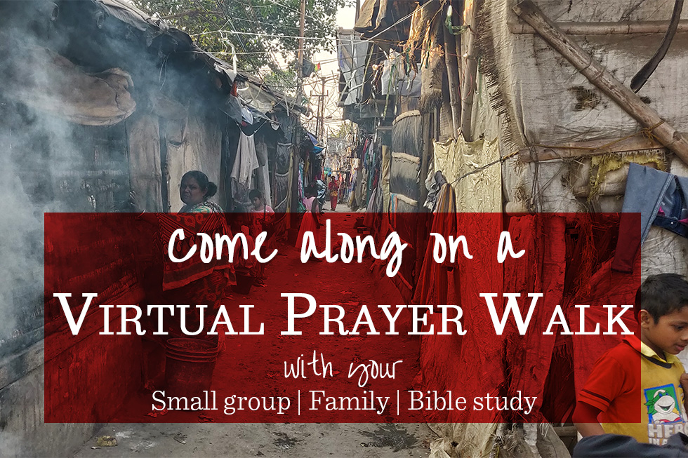 Come along on a virtual prayer walk. Small groups change the world of missions through prayer.
