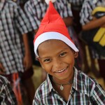 The Christmas spirit lights up each child at outreaches sponsored by the Mission to Children.
