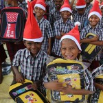Thankfulness is shown on each face at this Christmas outreach sponsored by Mission to Children.