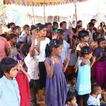 Worship is a new experience for slum kids who attend Christmas outreaches in India.