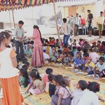 Volunteers are humbled by serving slum kids at a Christmas outreach in India sponsored by Mission to Children.